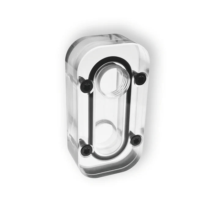 Stealkey Customs CubeTube Diagonal Port 60mm - Acrylic