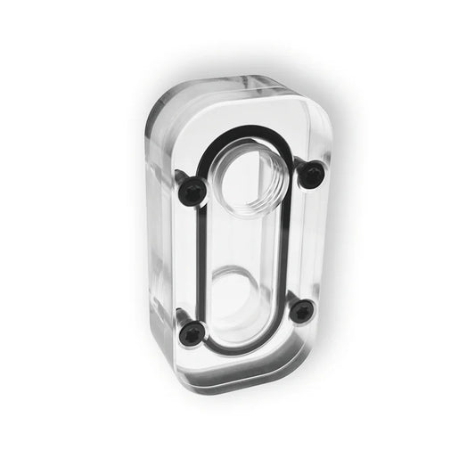 Stealkey Customs CubeTube Diagonal Port 60mm - Acrylic