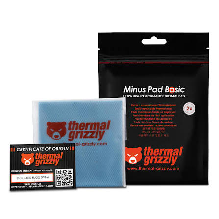 Thermal Grizzly Minus Pad Basic thermal pads 2's per pack