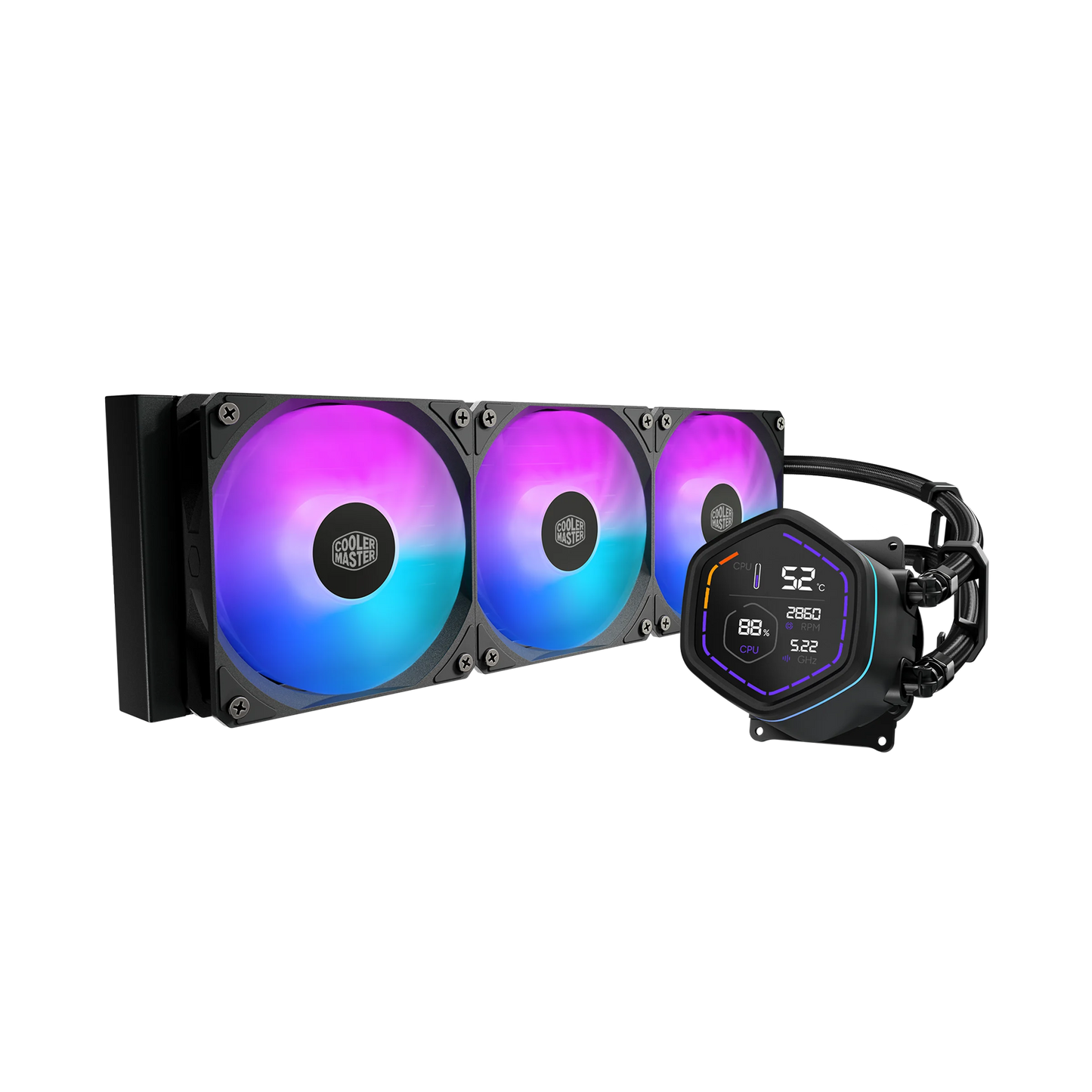 COOLER MASTER MASTERLIQUID CORE NEX 360 DIGITAL ARGB WHITE /BLACK
