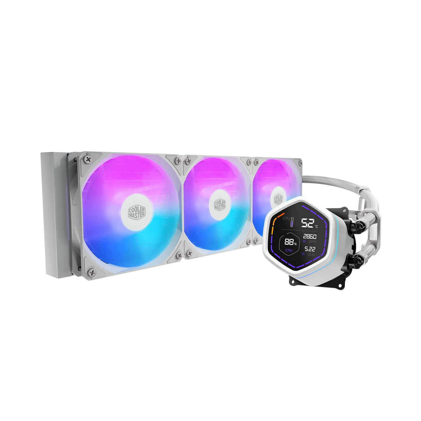 COOLER MASTER MASTERLIQUID CORE NEX 360 DIGITAL ARGB WHITE /BLACK