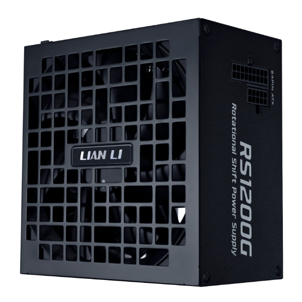Lian Li RS Gold 1000W Black or White Power Supply - 80 +Gold/Full Modular/Rotatable AC input & dual-sided 24-pin outputs /ATX 3.1/PCI 5.1