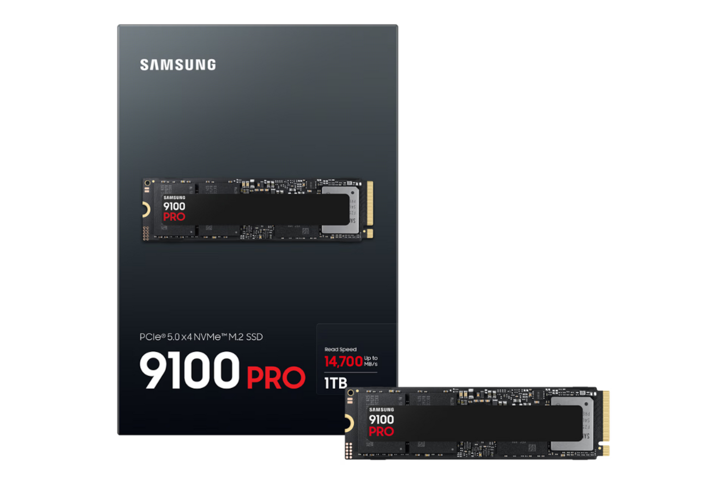 Samsung 9100 PRO PCIe 5.0 x4 NVMe 2.0 Gen 5 1TB/2TB